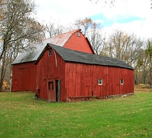 Barn At A Living History Farm